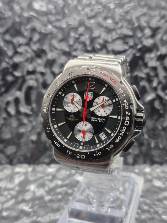 Tag Heuer Indy 500 Chronograph Ref. CAC111A Vintage 42mm Reversed Panda - Red Robin Watches