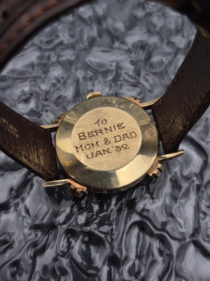 Ulysse Nardin Chronometer Sector Dial 14k Yellow Gold Diamond Set