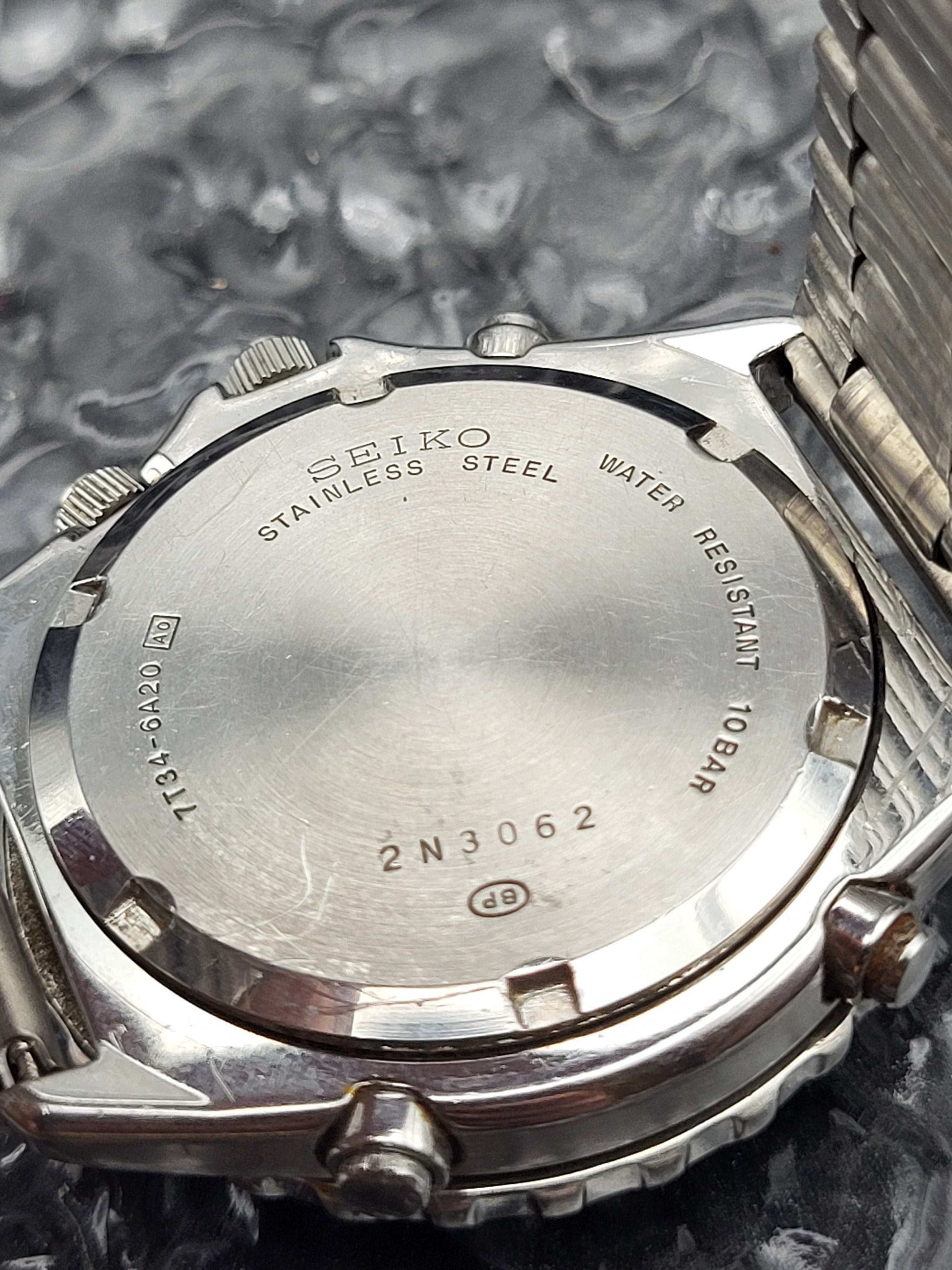 Seiko Sky Professional Chronograaf - Ref. 7T34-6A20 - Quartz