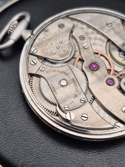 Audemars Piguet Platinum Tailcoat Pocket Watch - 0.8ct Diamond Set