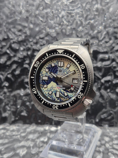 Steeldive Willard 'Kanagawa Wave' Ref. SD1970 Full Set Automatic NH35 Movement