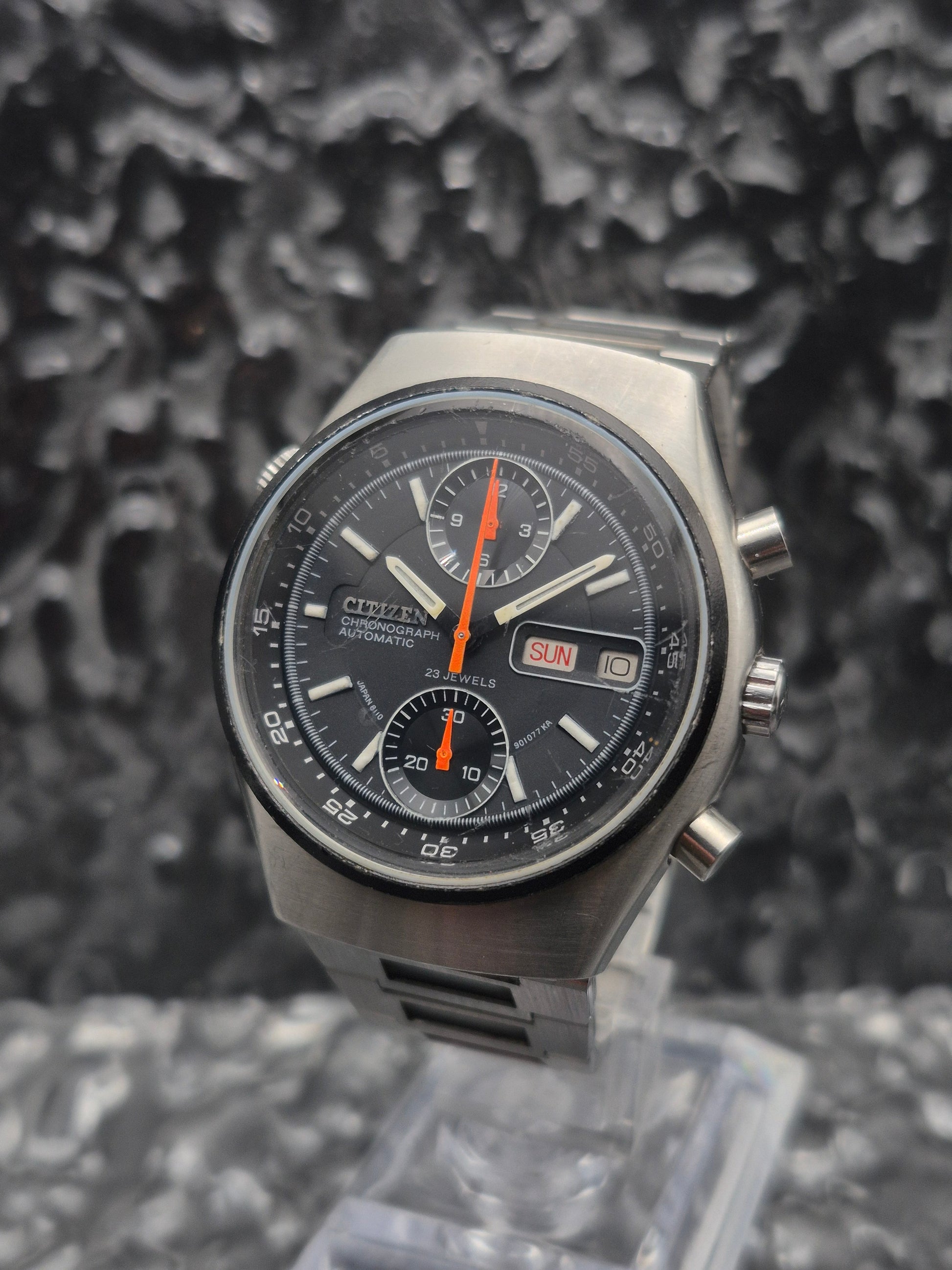 Citizen Flyback 'Spider' Ref. 67-9119 FULL SET - Original Bracelet - Very Rare! - Red Robin Watches