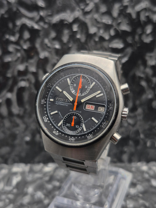 Citizen Flyback 'Spider' Ref. 67-9119 FULL SET - Original Bracelet - Very Rare! - Red Robin Watches