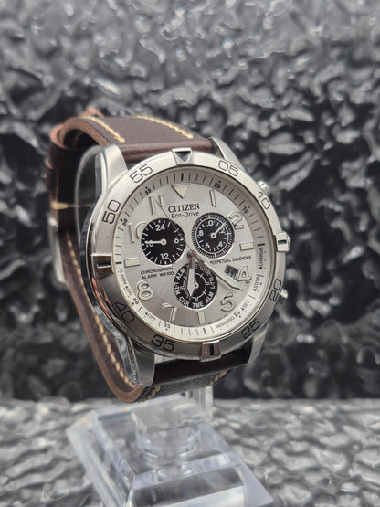 Citizen Eco-Drive Perpetual Calendar Ref. BL5470-06A Silver Dial