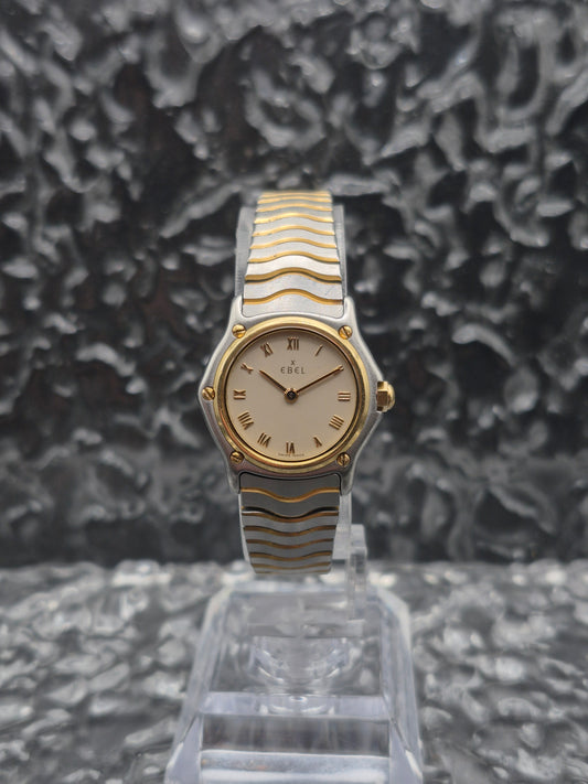 Ebel Classic Wave Ref. E 1157111 Ladies Quartz 18K YG SS