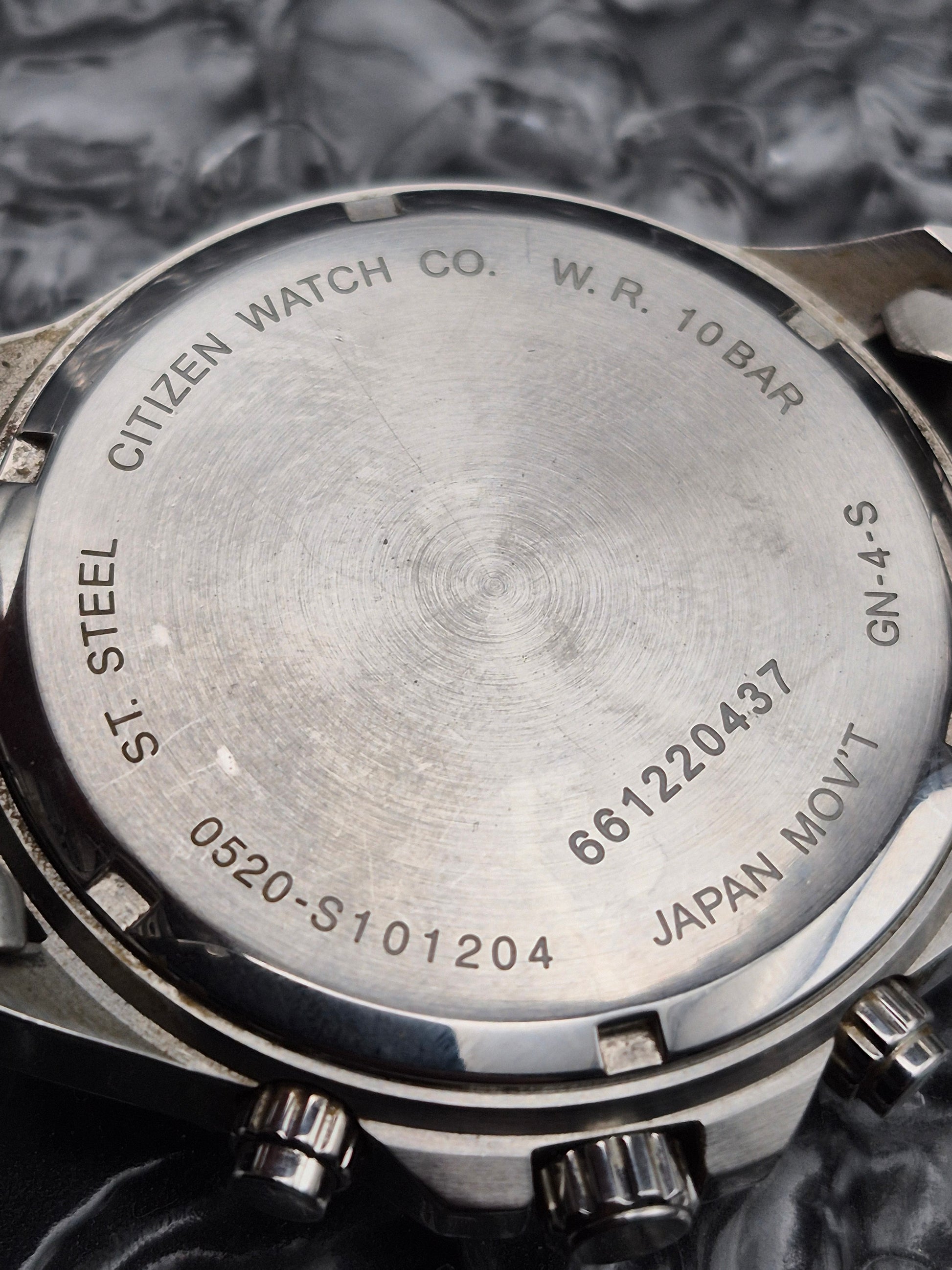Citizen Black Chronograph reference AN8120-57E // 0520-S101204 - Red Robin Watches