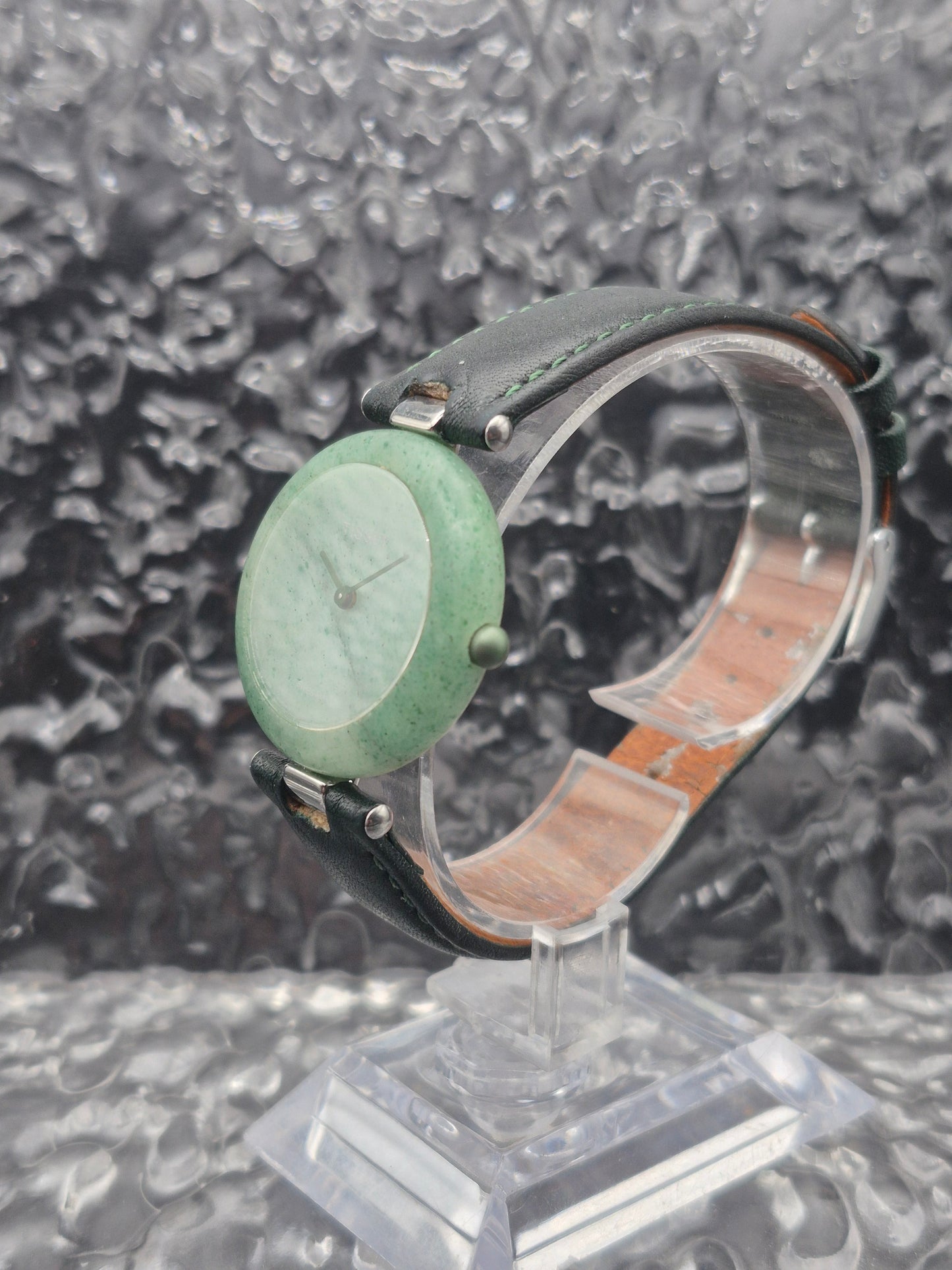Tissot Rockwatch Ref. R150 Green Stone Unisex Watch With Box