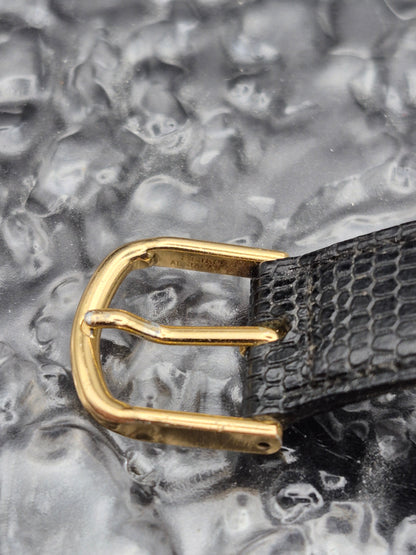 Seiko Tank Roman Numerals Ref. 5Y30-5060 Gold Tone