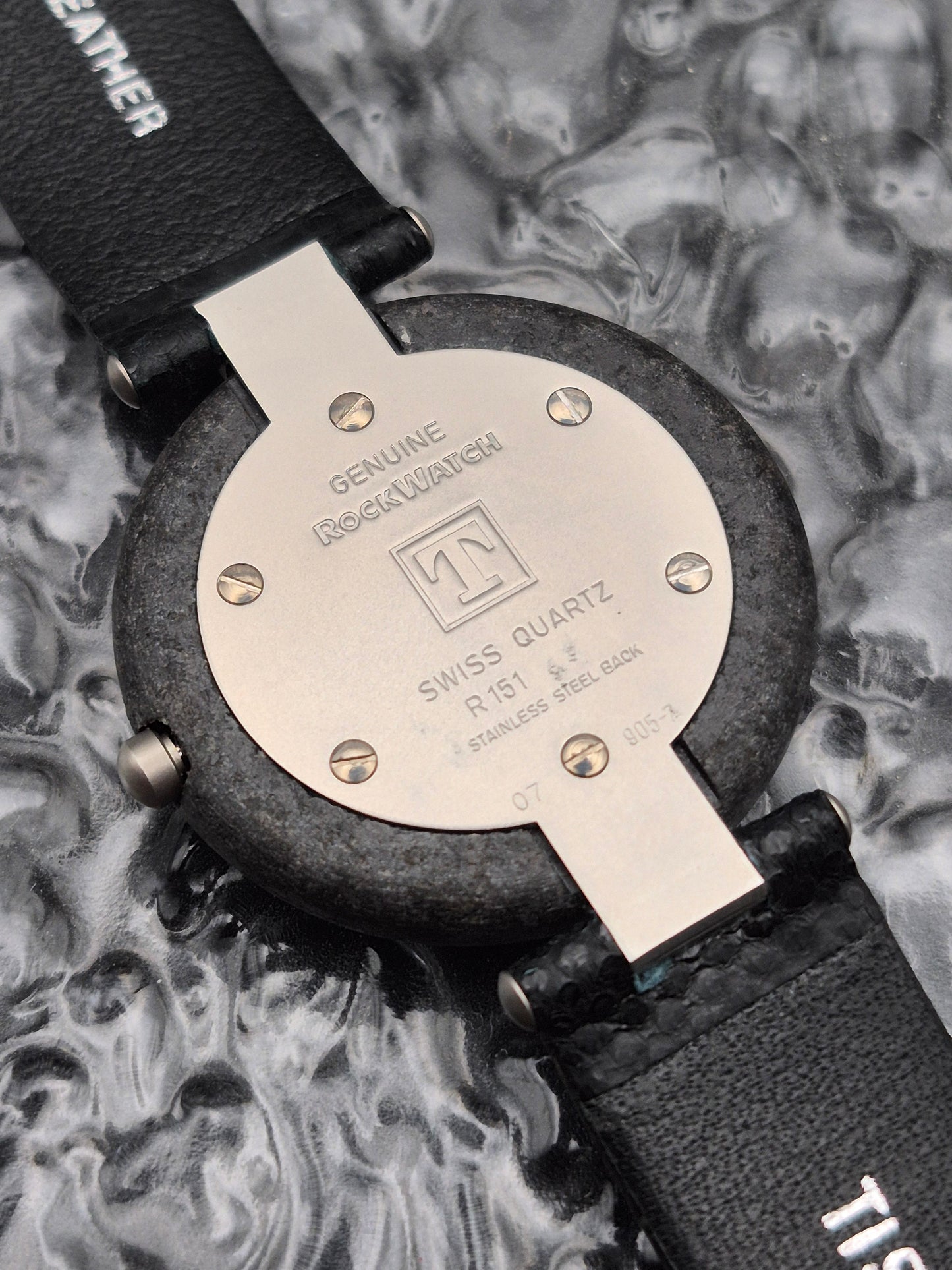 Tissot Rockwatch Full Set Ref. R151 Black Stone Men's