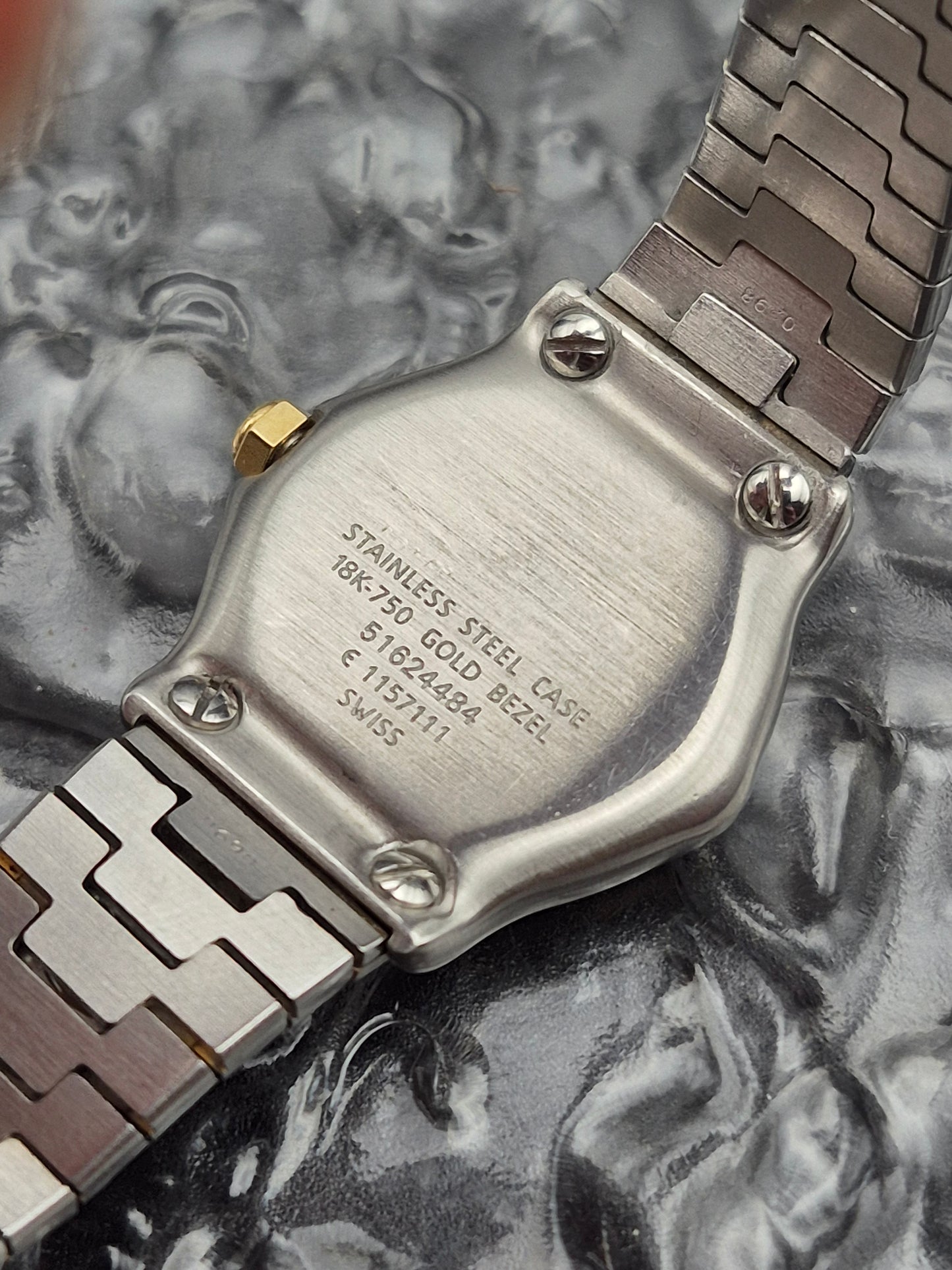 Ebel Classic Wave Ref. E 1157111 Ladies Quartz 18K YG SS