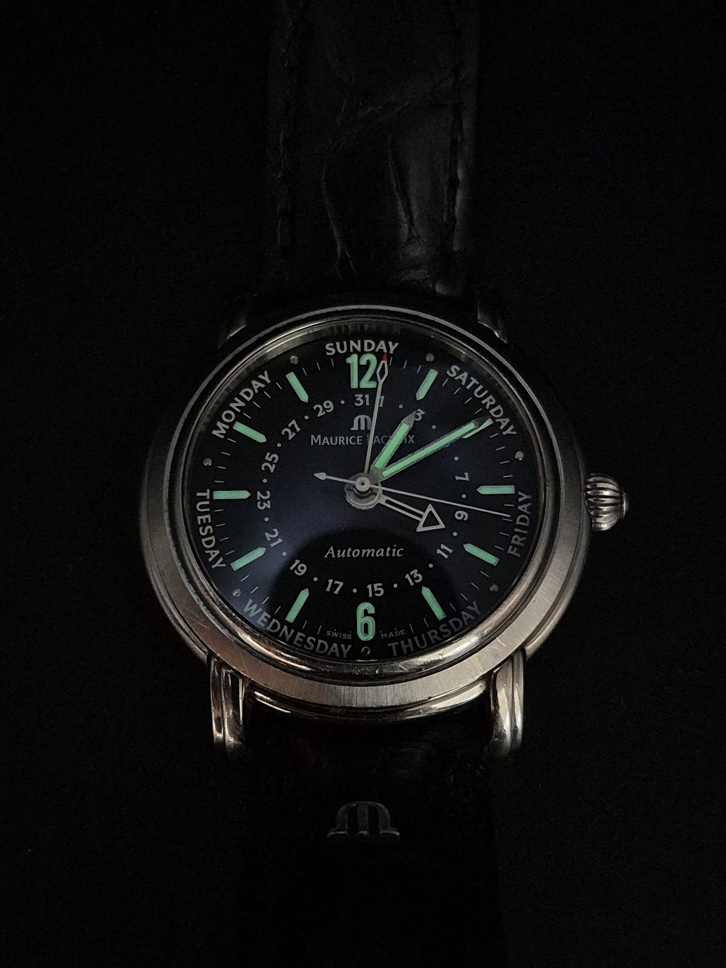 Maurice Lacroix Masterpiece 'Clinq Aiguilles' Ref. 27857 Automatic Pointer Date - Red Robin Watches