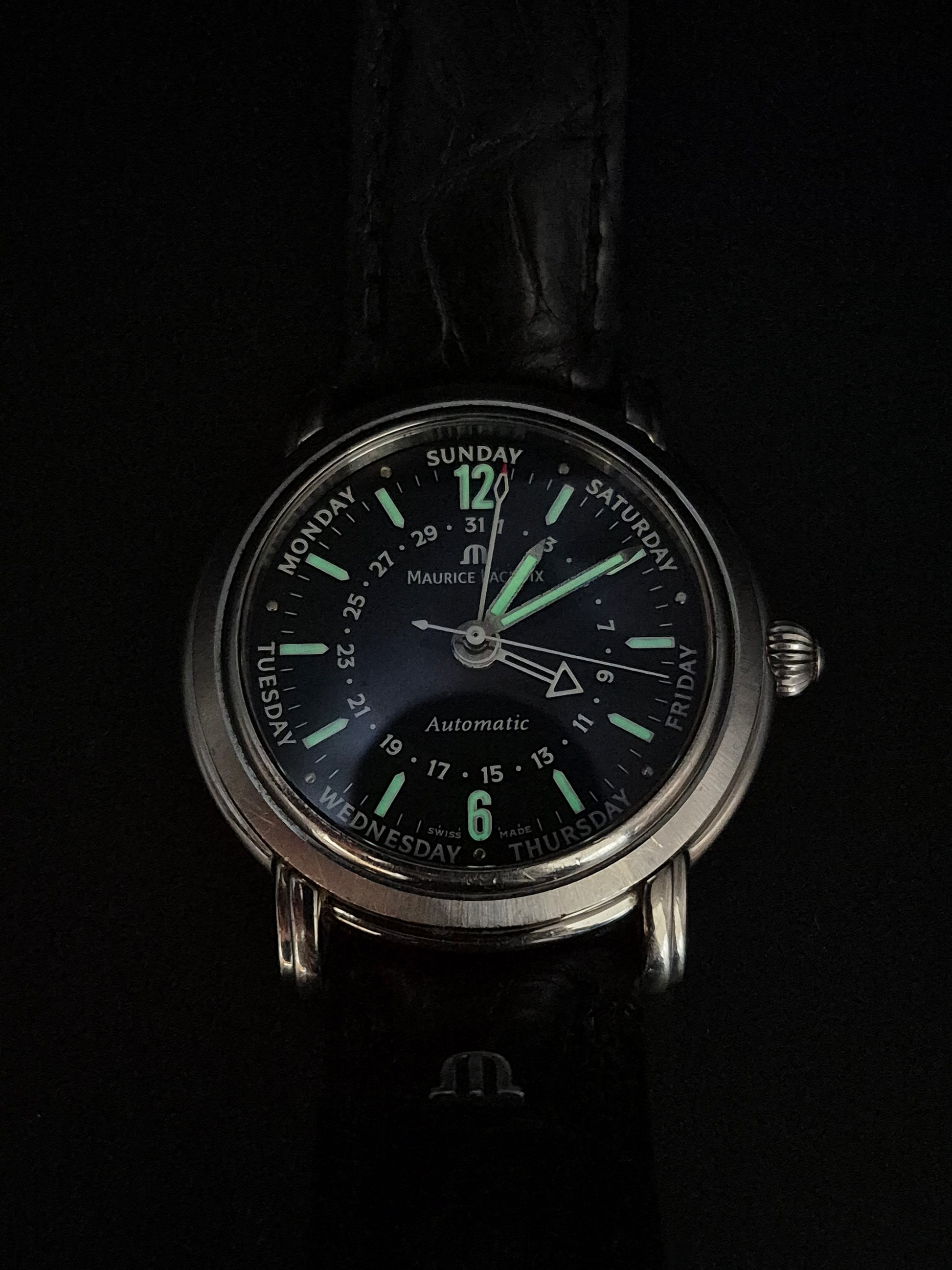 Maurice Lacroix Masterpiece 'Clinq Aiguilles' Ref. 27857 Automatic Pointer Date - Red Robin Watches