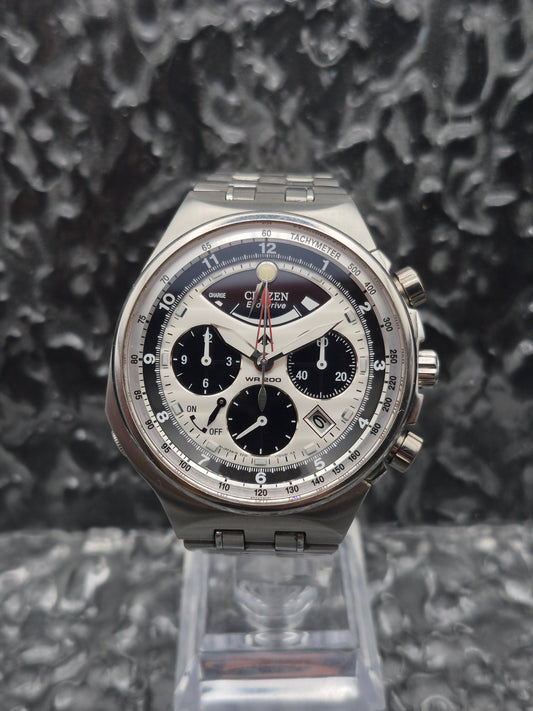 Citizen Promaster Panda Chronograph Eco-Drive E210-T007686 - Red Robin Watches