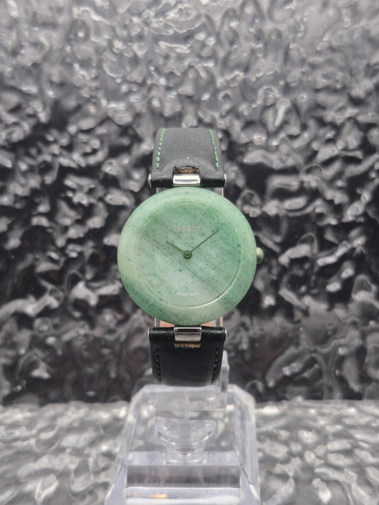 Tissot Rockwatch Ref. R150 Green Stone Unisex Watch With Box