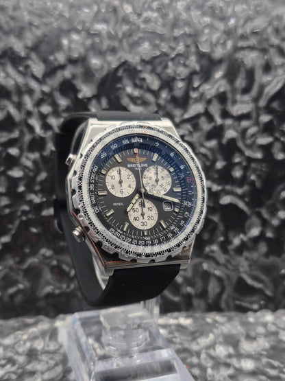 Breitling Jupiter Pilot Ref. A59028 Quartz Panda Dial - With Papers And Bracelet