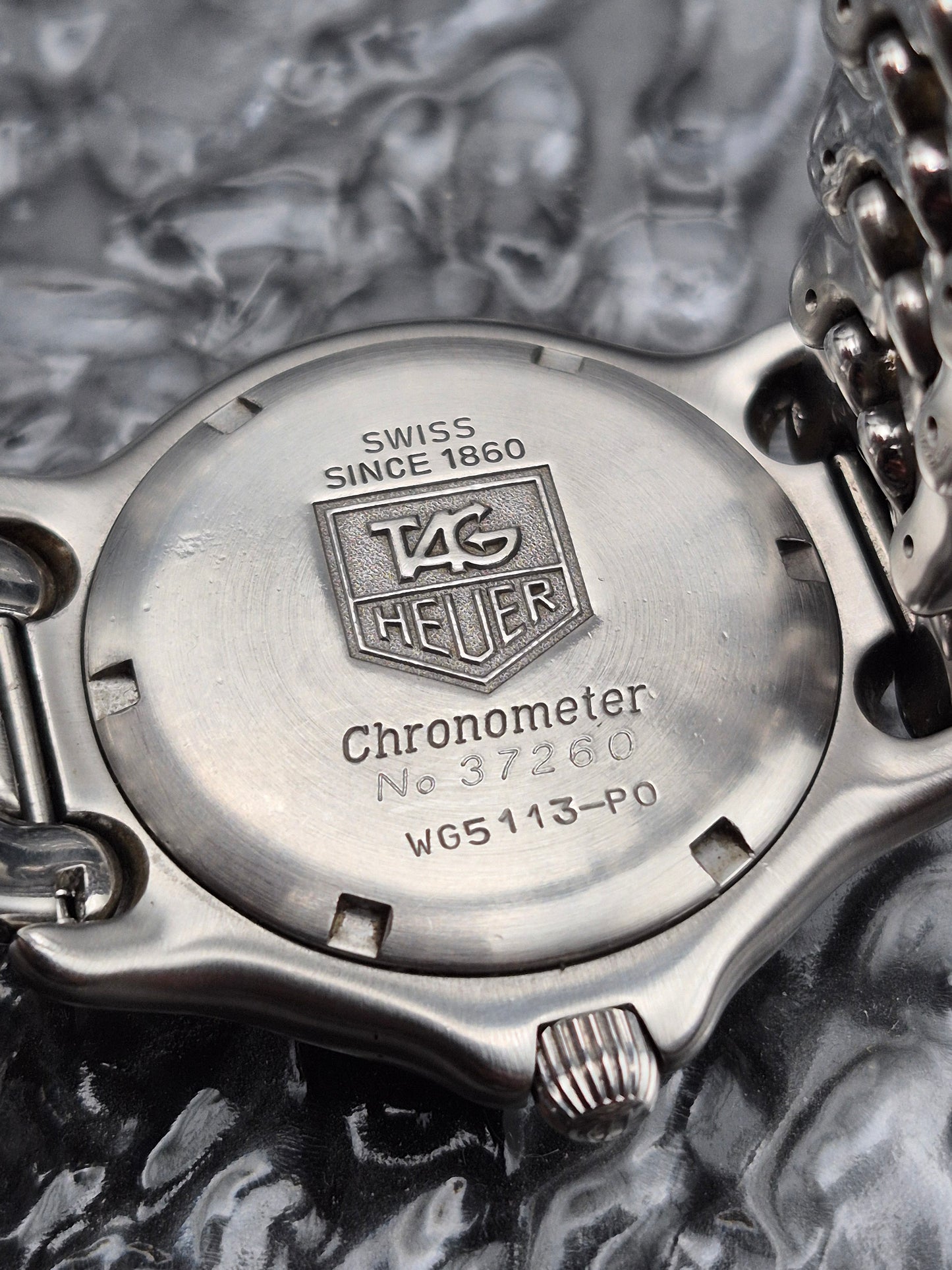 Tag Heuer S/el Ref. WG5113-PO Chronometer Automatic Vintage White Dial