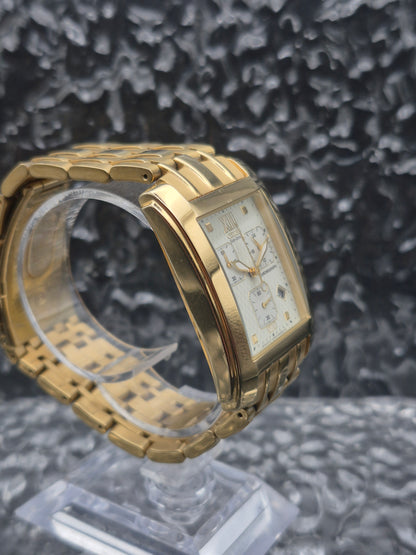 Citizen Tank Chronograph Eco-Drive Ref. AT0012-64A Gold Tone