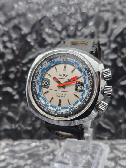 DeDion World Timer Manual Wound Date Rotating Inner Bezel - Red Robin Watches