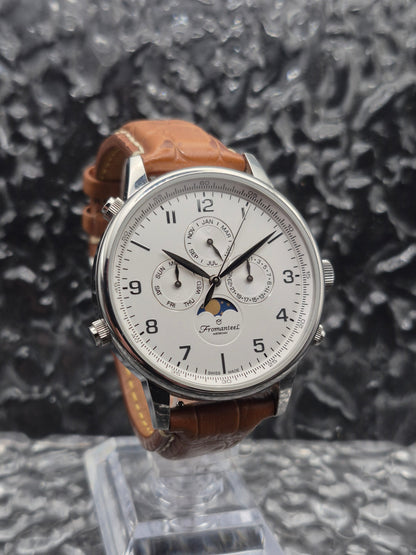 Fromanteel Amsterdam Moonphase Ref. GT-053-1139 Quartz Triple Calendar - Red Robin Watches