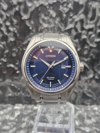 Citizen Titanium Eco-Drive Ref. AW1240-57L Full Set Solar - Red Robin Watches