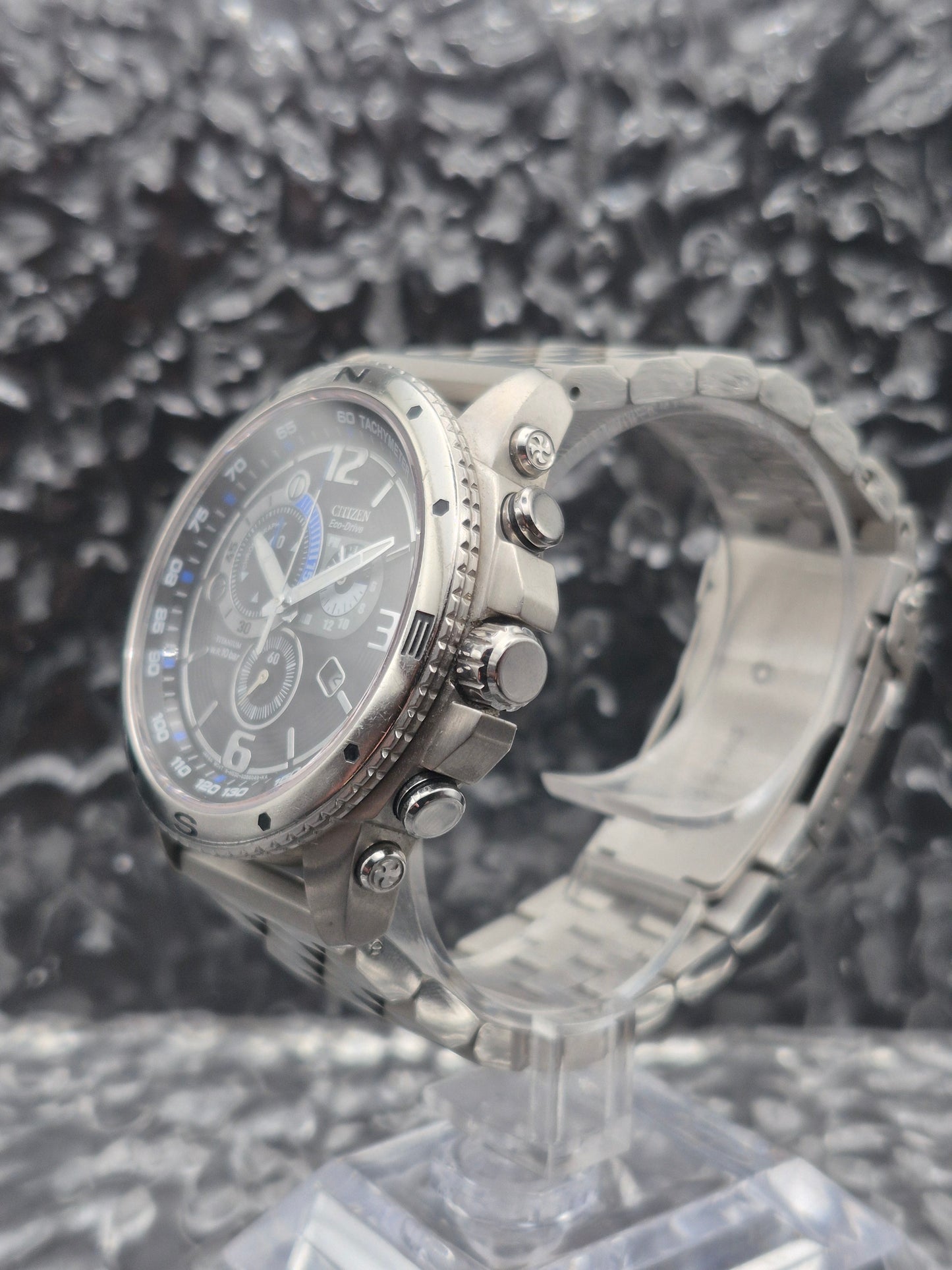 Citizen Marinaut Eco-Drive Chronograph Ref. AT0761-08E Sapphire Titanium