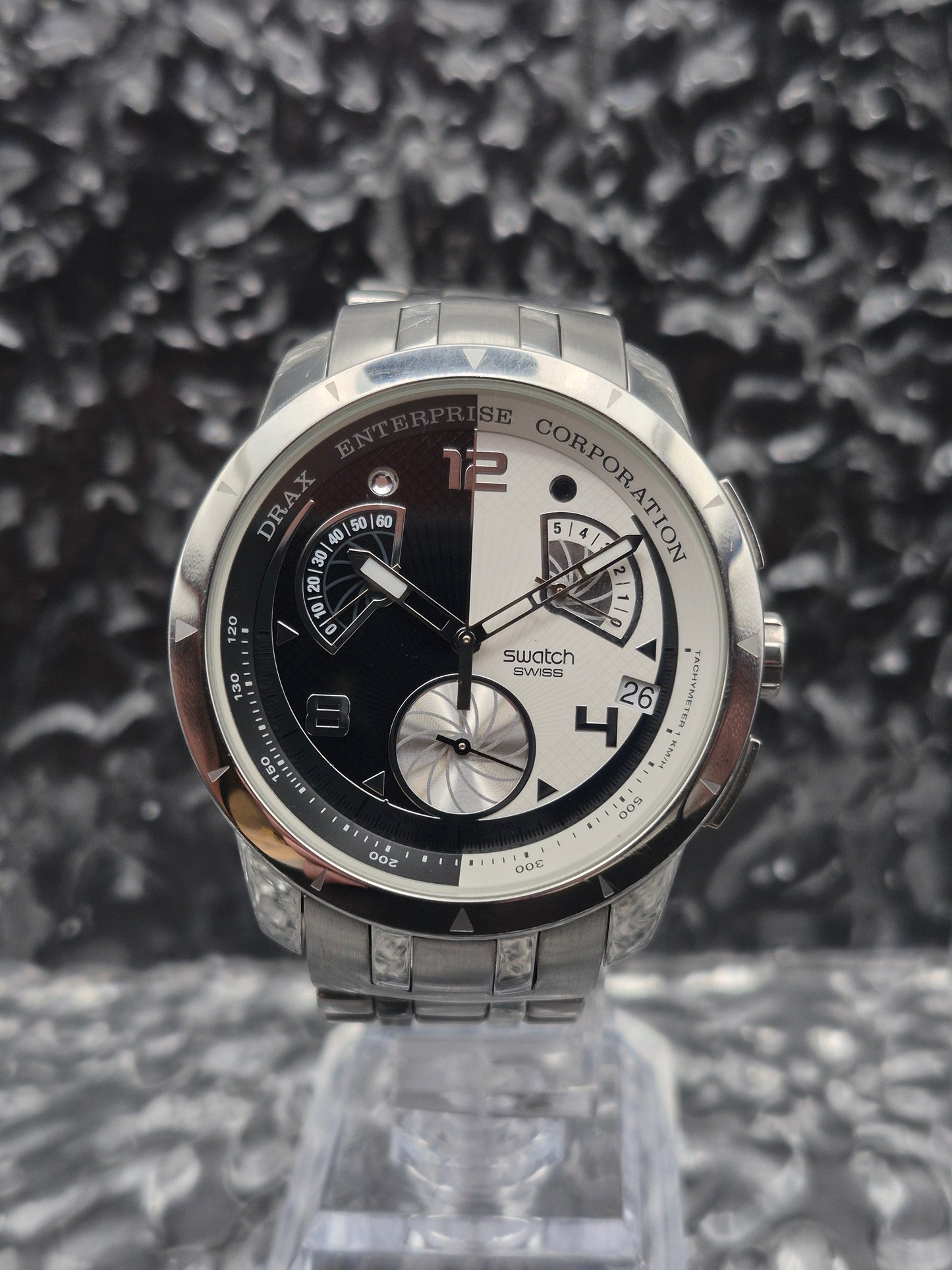 Swatch James Bond Special Hugo Drax Moonraker Ref. YRS410G Chronograph