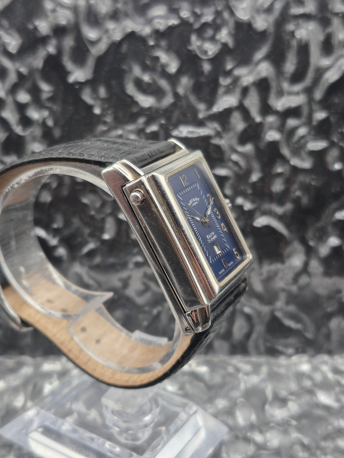 Rotary Elite Reverso Tank Ref. 10729-PO:02191 Automatic Blue Dial