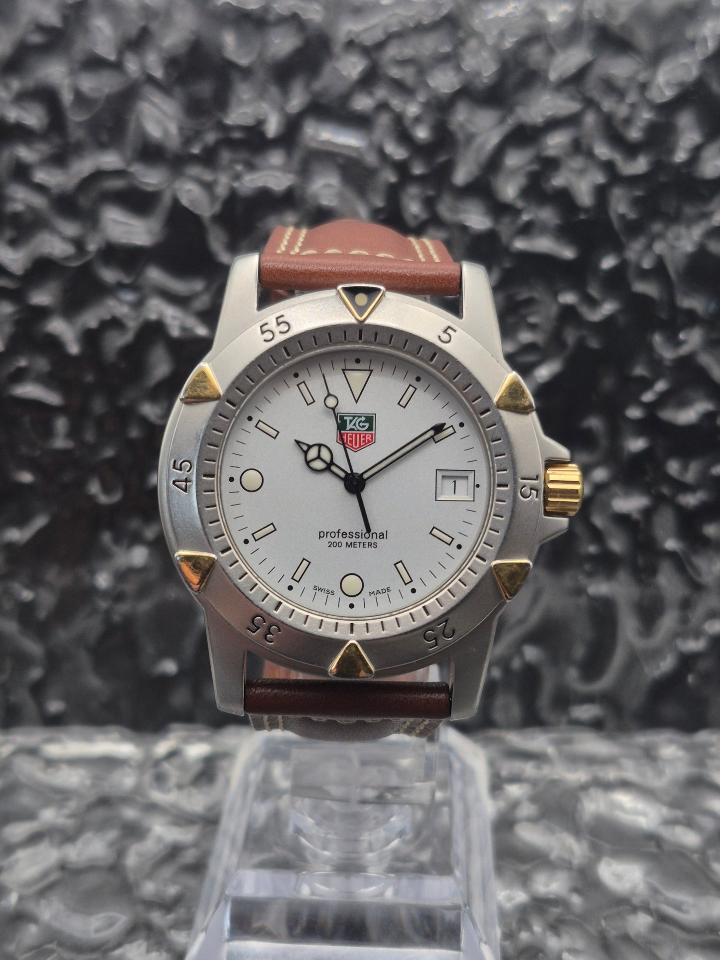 TAG Heuer Professional 200 Ref. 955.706G - 1990s Vintage Beautiful Condition