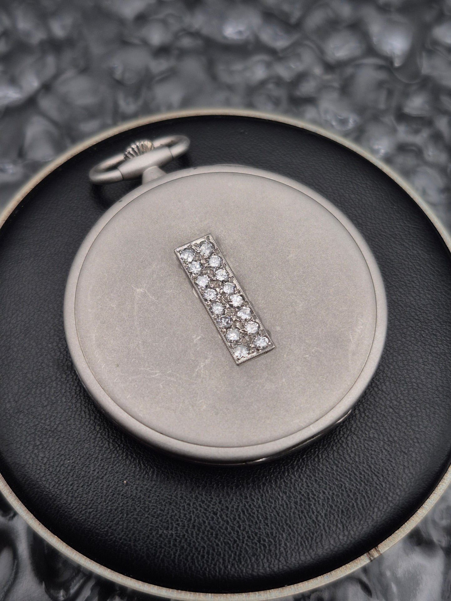 Audemars Piguet Platinum Tailcoat Pocket Watch - 0.8ct Diamond Set