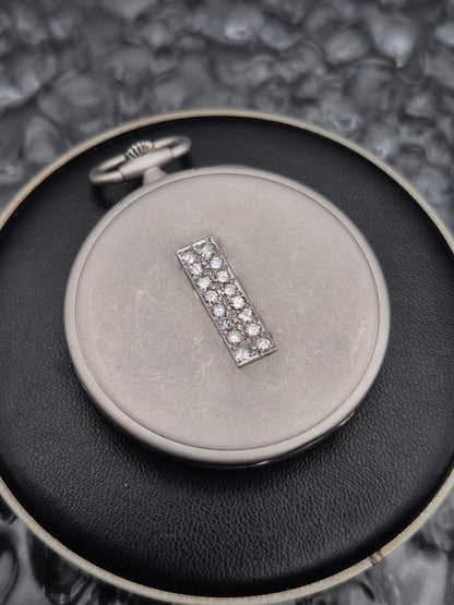 Audemars Piguet Platinum Tailcoat Pocket Watch - 0.8ct Diamond Set