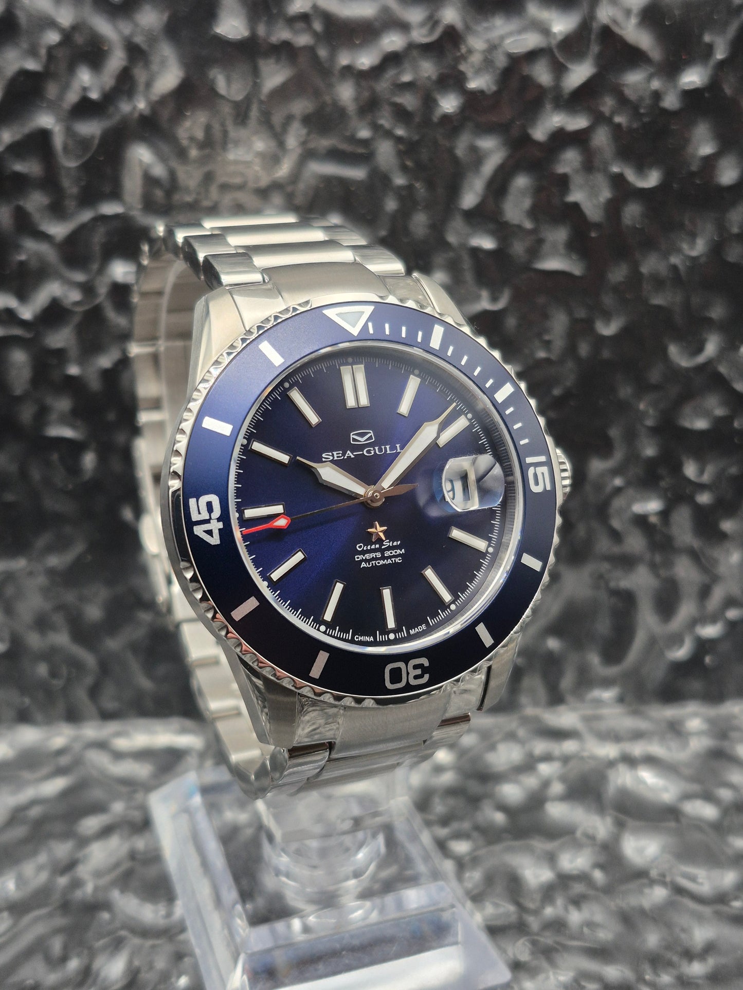 Sea-Gull Ocean Star Diver Ref. 816.523 Automatic Blue Dial