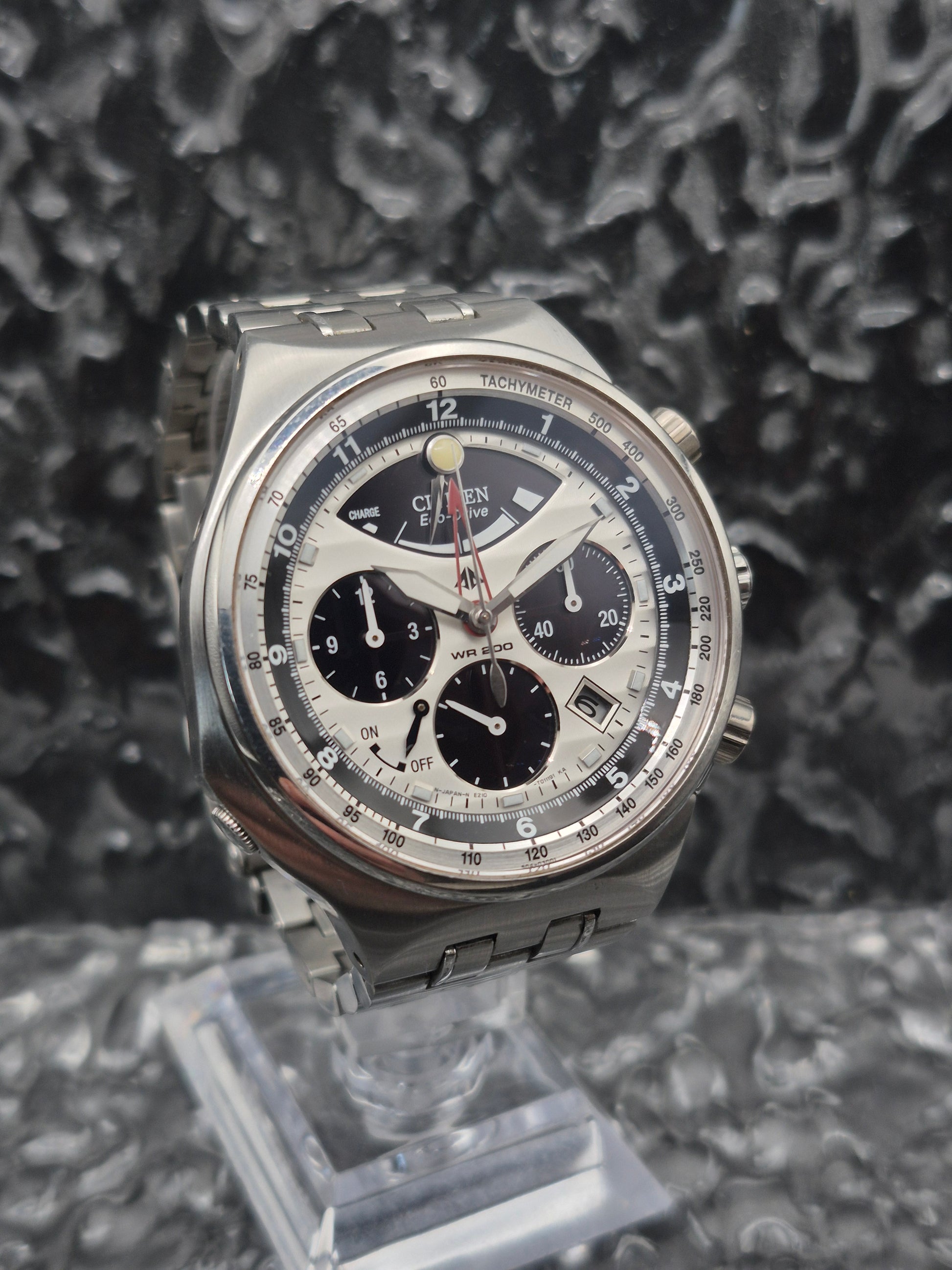Citizen Promaster Panda Chronograph Eco-Drive E210-T007686 - Red Robin Watches