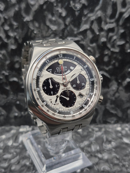 Citizen Promaster Panda Chronograph Eco-Drive E210-T007686 - Red Robin Watches