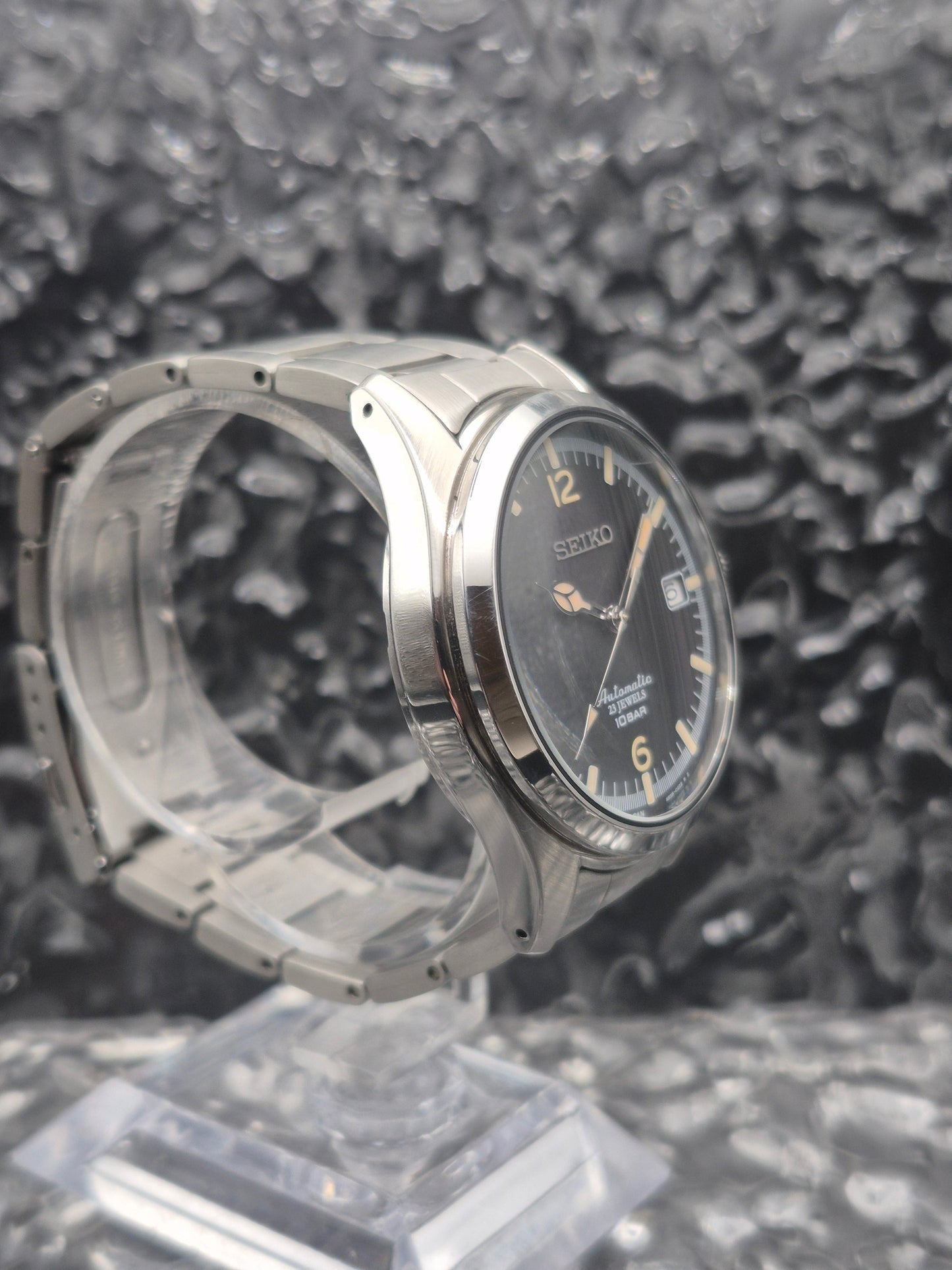 Seiko x TiCTAC Limited Edition Ref. SZSB006 - 4R35-02R0 Full Set Black Dial