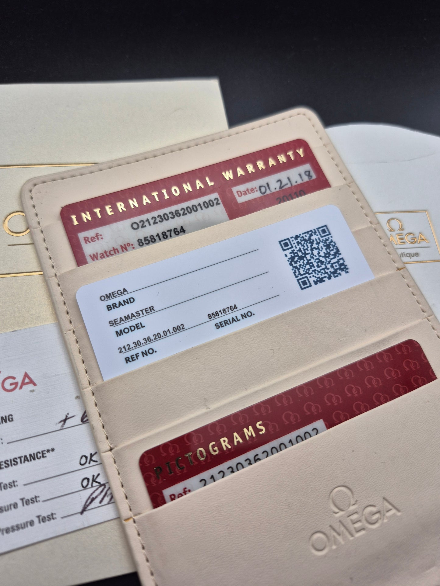 Omega Seamaster 300M Midsize Co-Axial 'No Wave' Dial Ref. 212.30.36.20.01.002