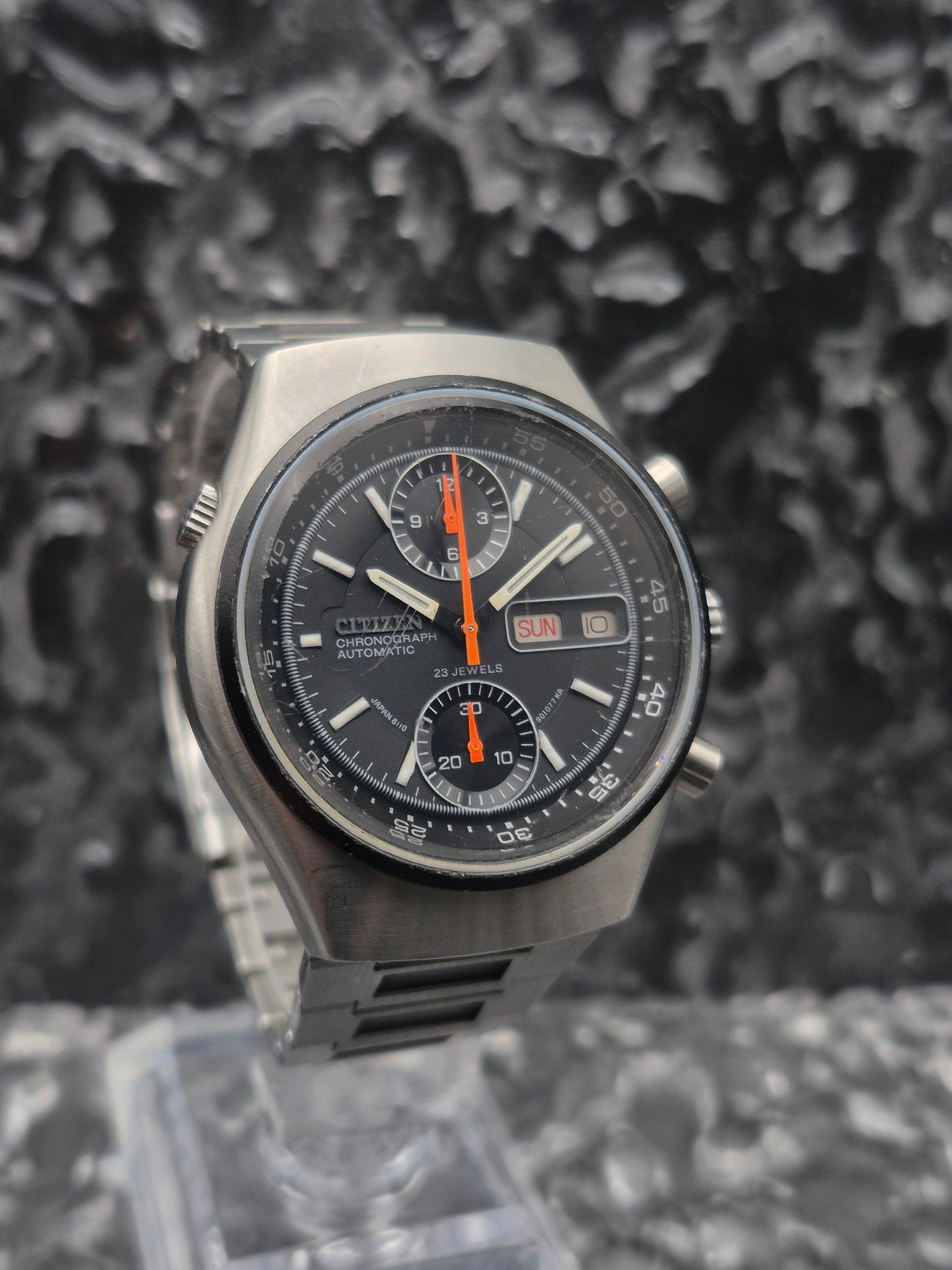 Citizen Flyback 'Spider' Ref. 67-9119 FULL SET - Original Bracelet - Very Rare! - Red Robin Watches