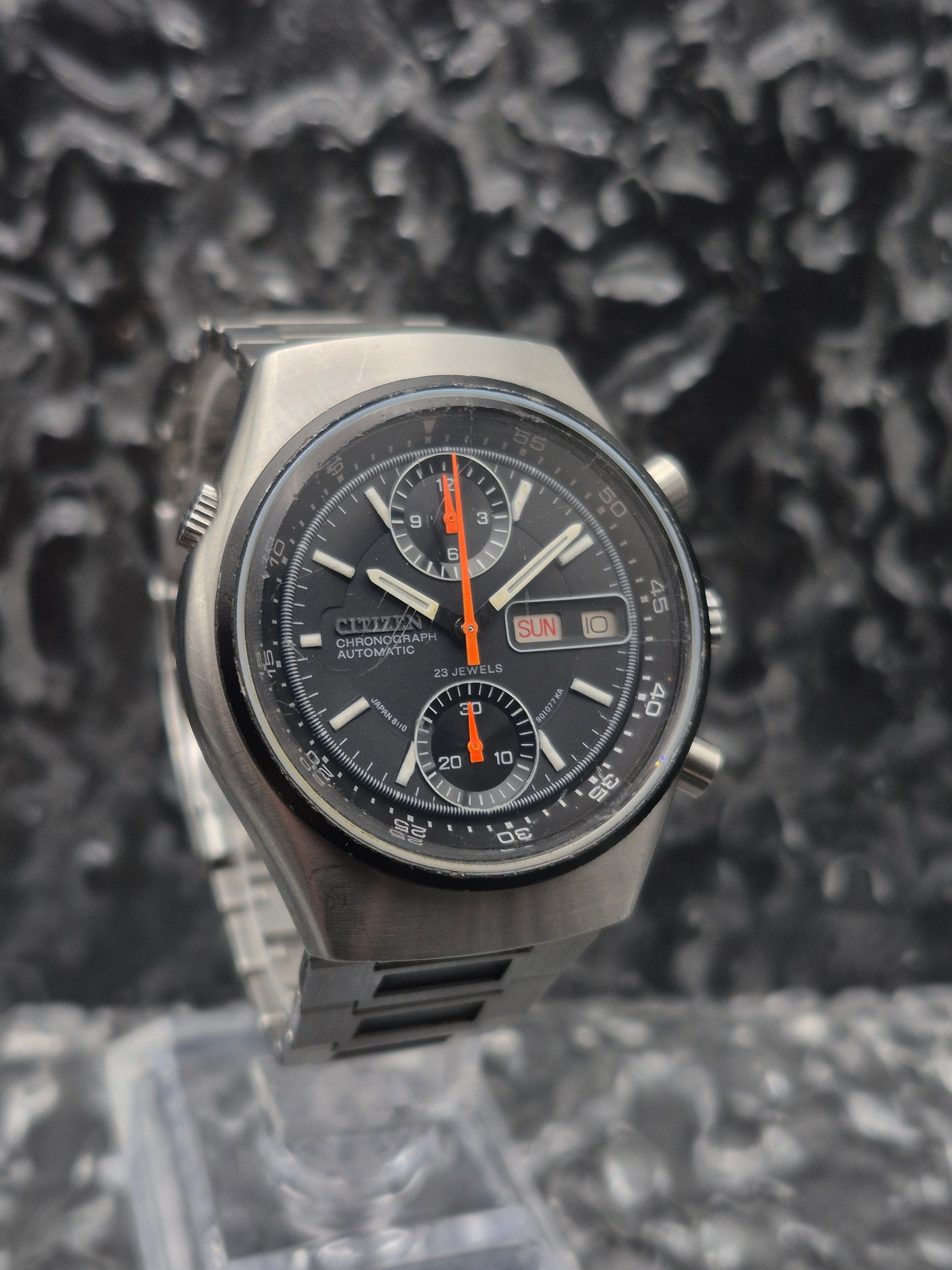 Citizen Flyback 'Spider' Ref. 67-9119 FULL SET - Original Bracelet - Very Rare! - Red Robin Watches