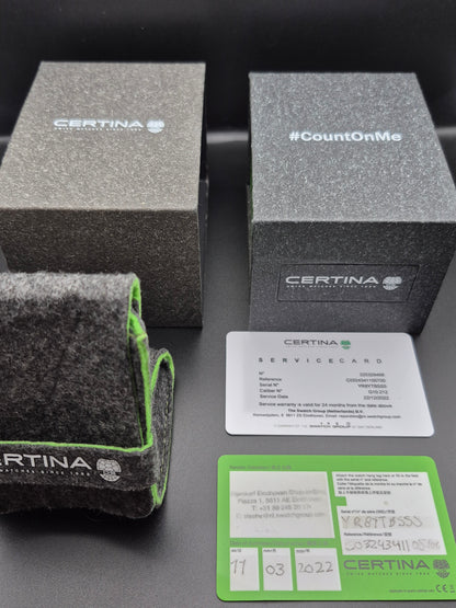 Certina DS Action Chronometer Ref. C032.434.11.057.00 Full Set Quartz Chronograph