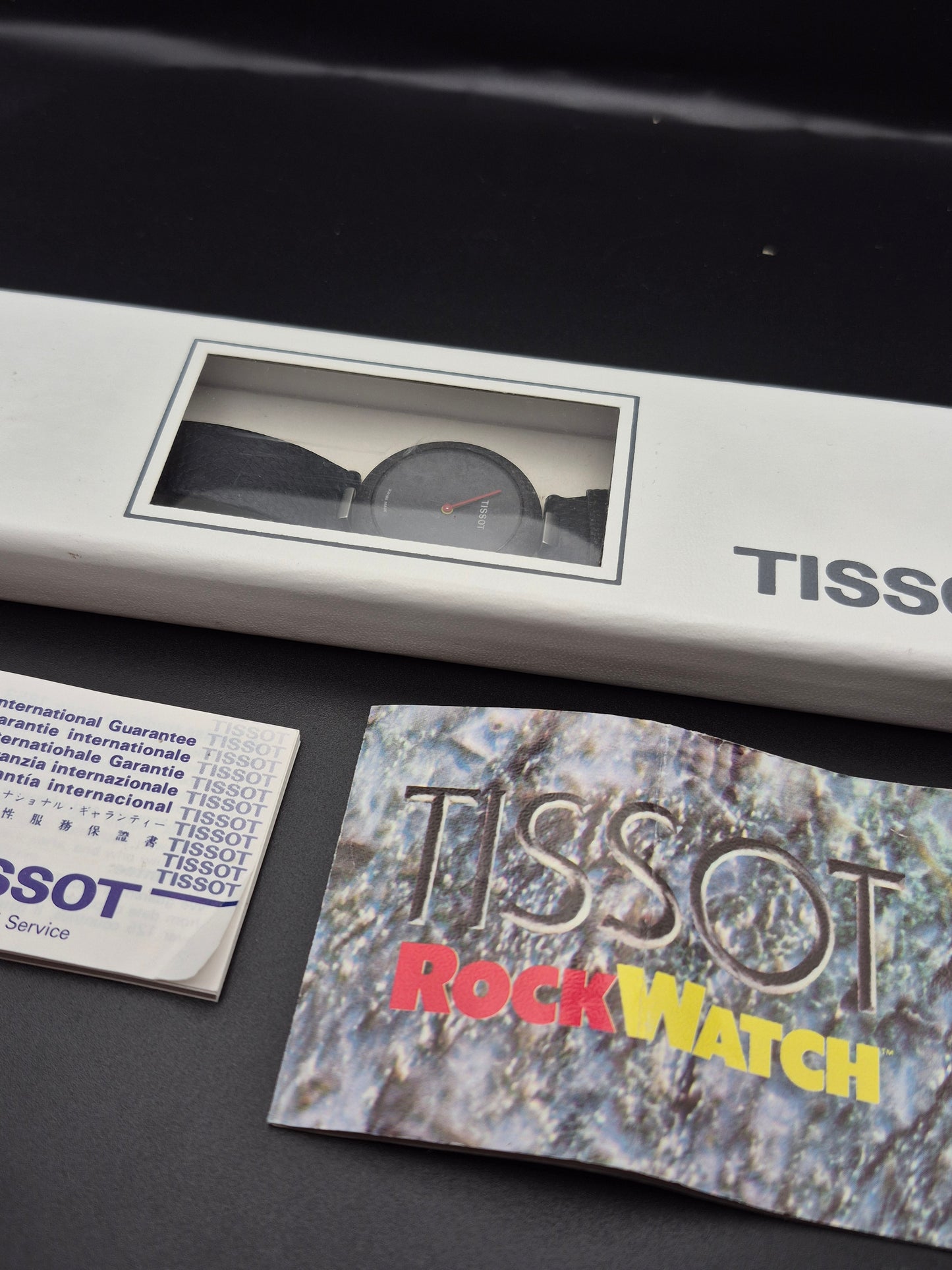 Tissot Rockwatch Full Set Ref. R151 Black Stone Men's