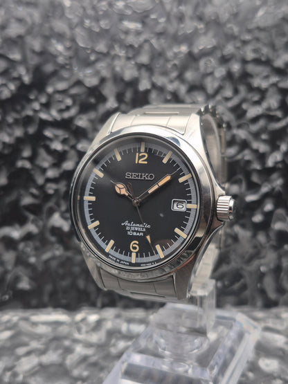 Seiko x TiCTAC Limited Edition Ref. SZSB006 - 4R35-02R0 Full Set Black Dial