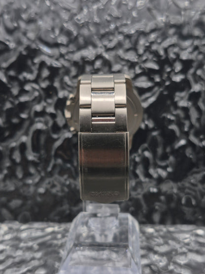 Seiko Titanium Quartz Chronograph Ref. 7T62-0BF0 Sunburst Dial Vintage