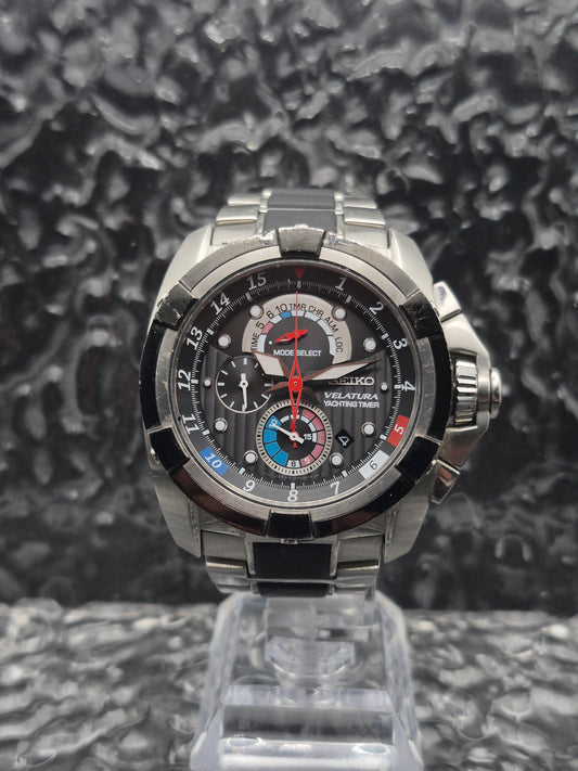 Seiko Velatura Yachting Timer Ref. 7T84-0AA0 Full Set Quartz