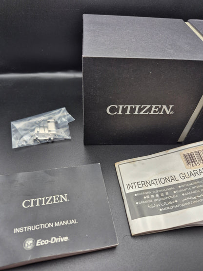 Citizen Titanium Eco-Drive Ref. AW1240-57L Full Set Solar - Red Robin Watches