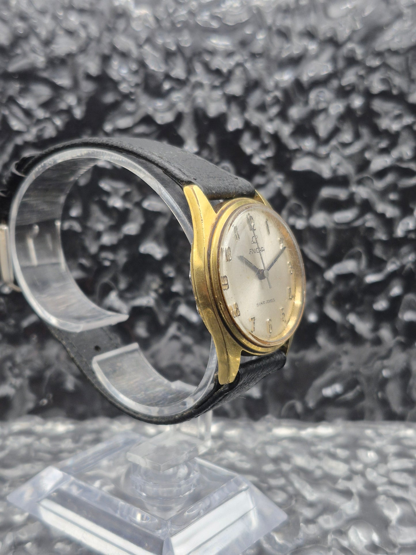 Enicar Ocean Pearl Star Jewels Ref. 140-09-05 Mechanical Manual Gold Tone - Red Robin Watches