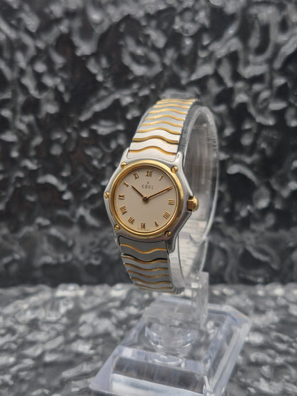 Ebel Classic Wave Ref. E 1157111 Ladies Quartz 18K YG SS