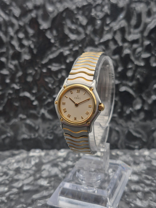 Ebel Classic Wave Ref. E 1157111 Ladies Quartz 18K YG SS