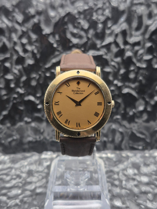 Seiko Black Diamond Collection Ref. 5P30-7020 Rotating Bezel