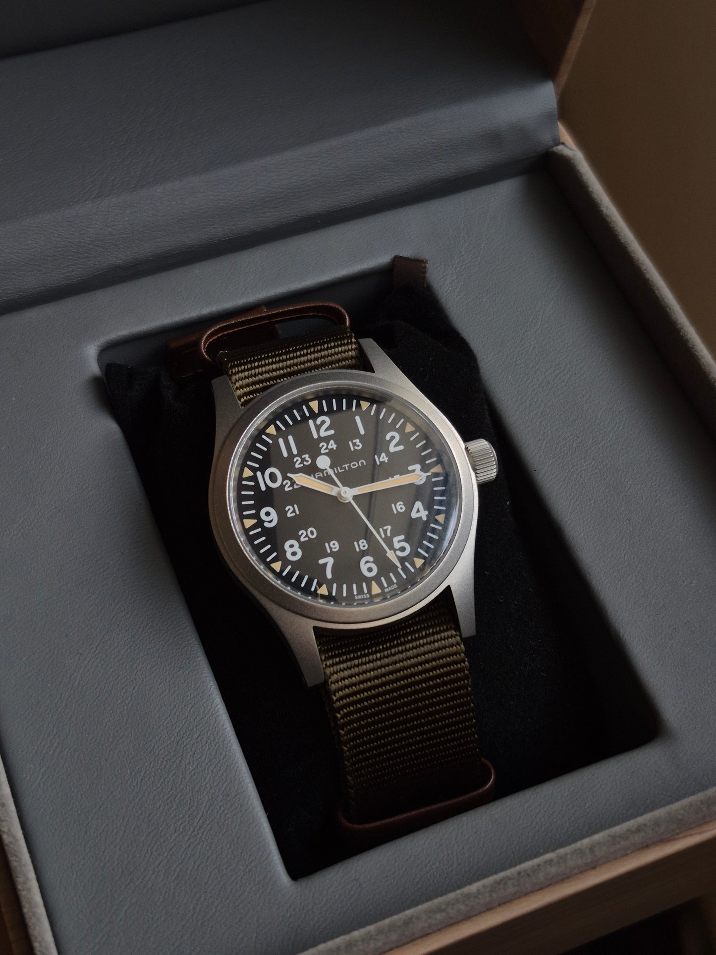 Hamilton Khaki Field Mechanical Ref. H694390 Full Set 38mm