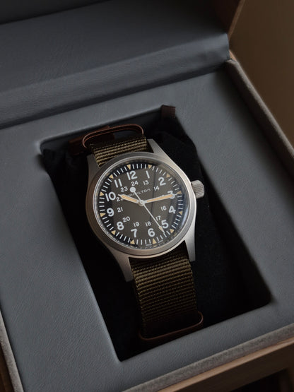 Hamilton Khaki Field Mechanical Ref. H694390 Full Set 38mm