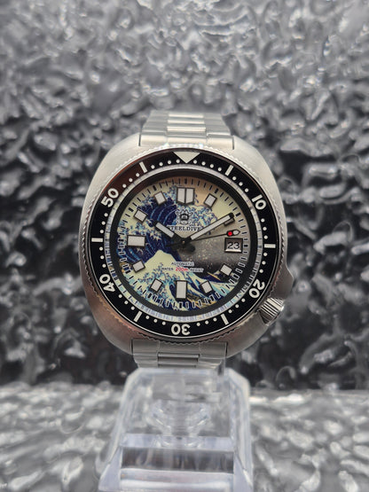 Steeldive Willard 'Kanagawa Wave' Ref. SD1970 Full Set Automatic NH35 Movement